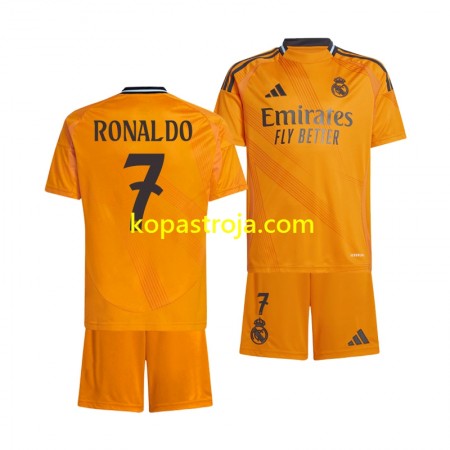 Billiga Fotbollströjor Real Madrid Cristiano Ronaldo 7 Barn Borta tröja 2024/25 Kortärmad